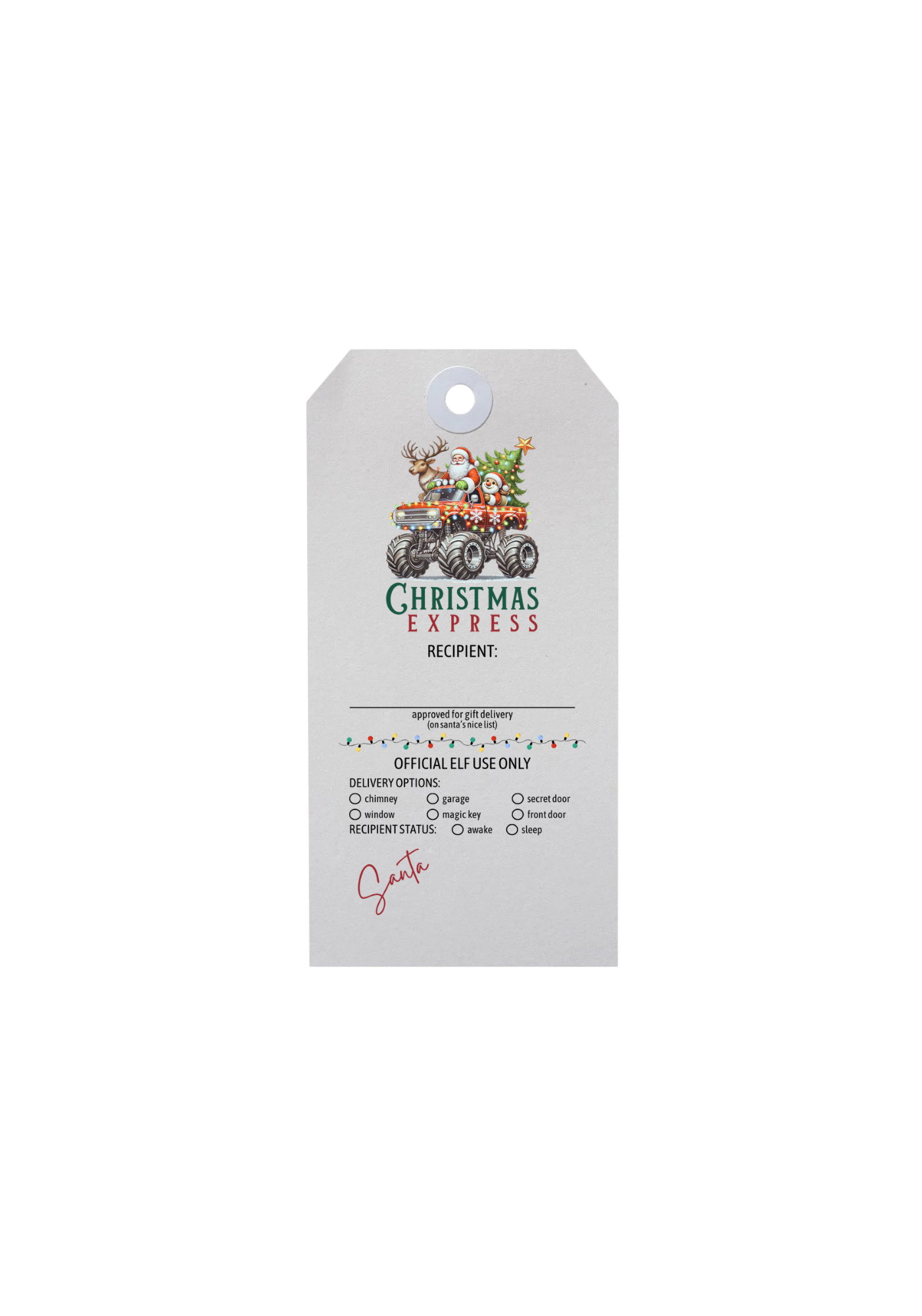 Christmas Express - Gift Tags image 0