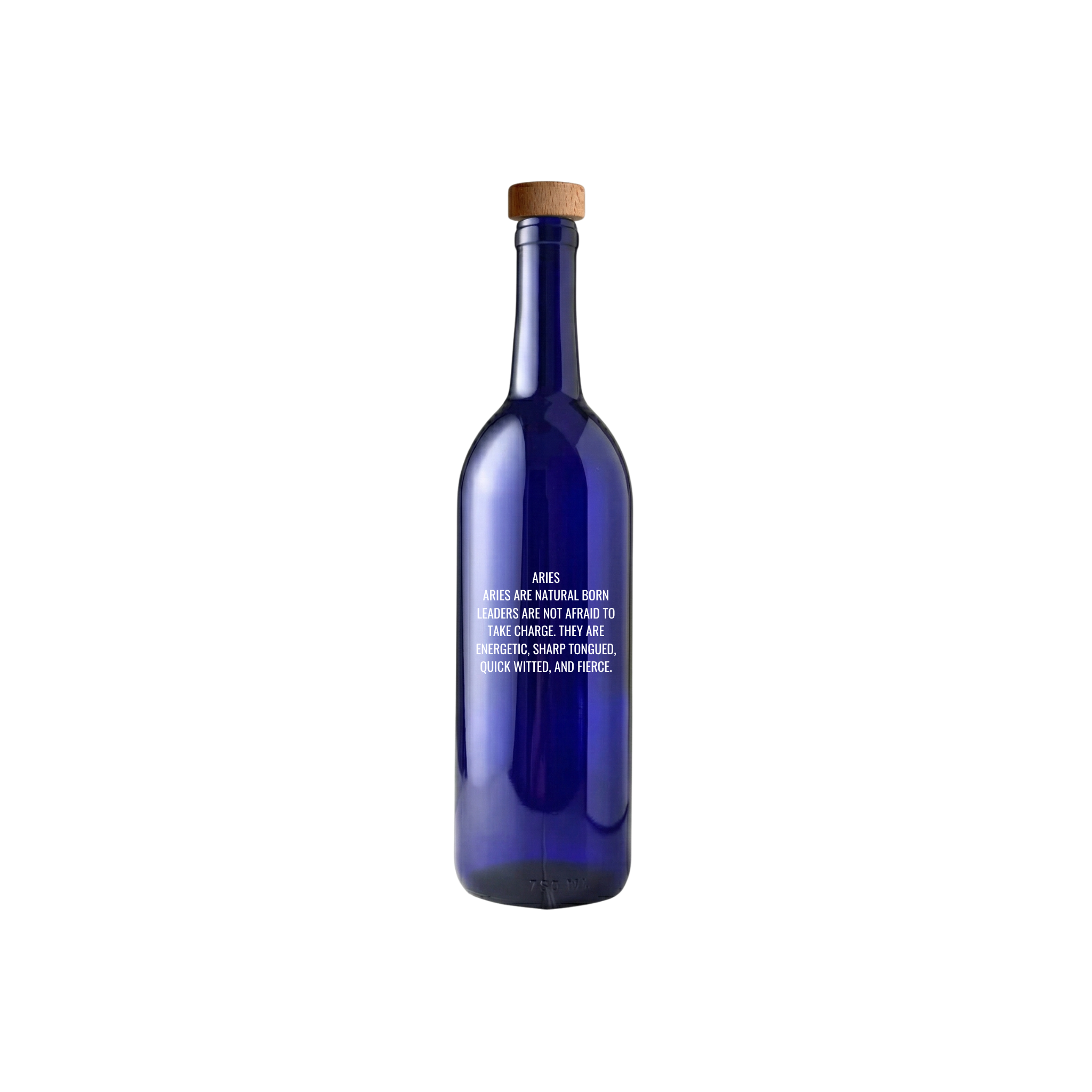 The Celestial Reserve: Aries | Engraved Glass Bottle