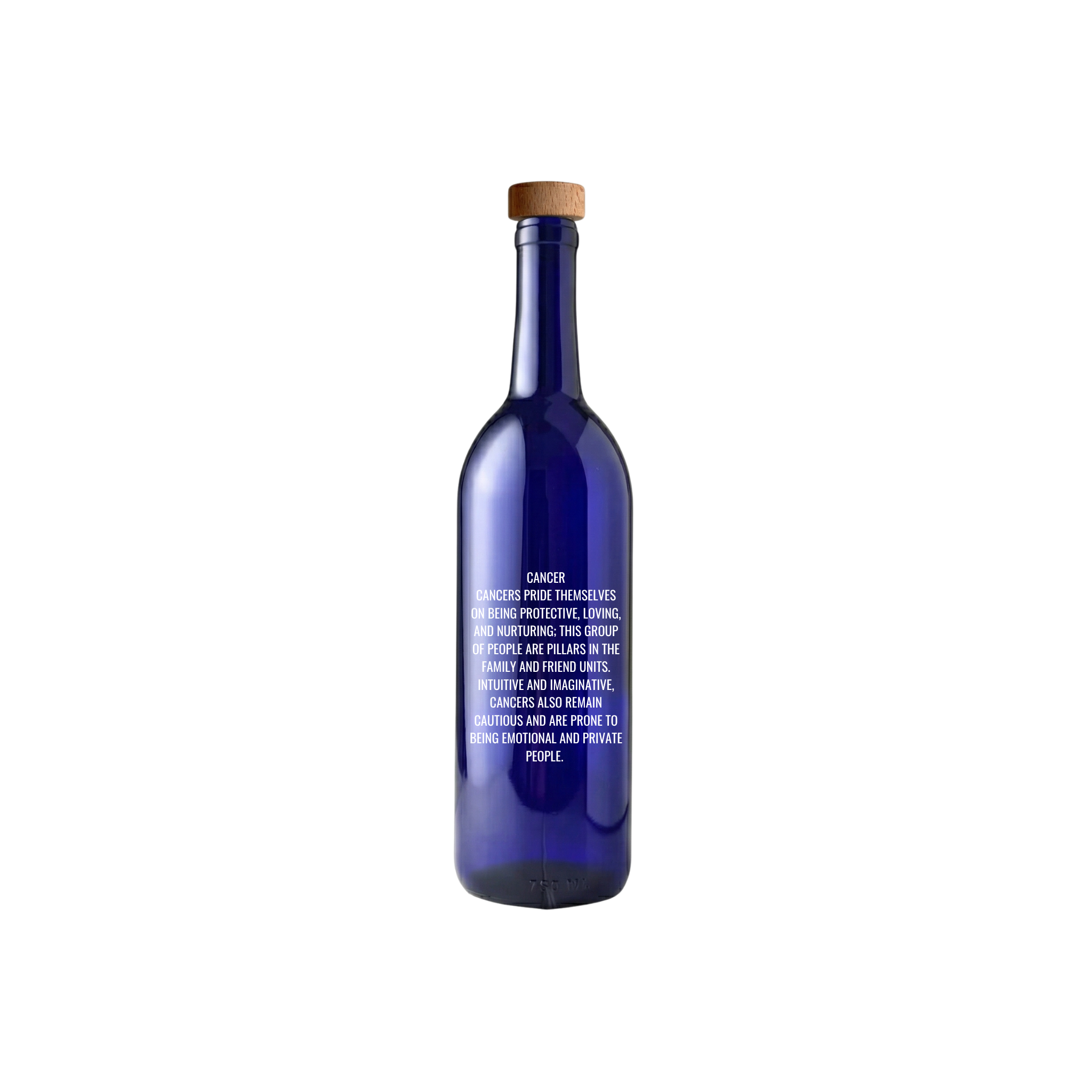 The Celestial Reserve: Cancer | Engraved Glass Bottle
