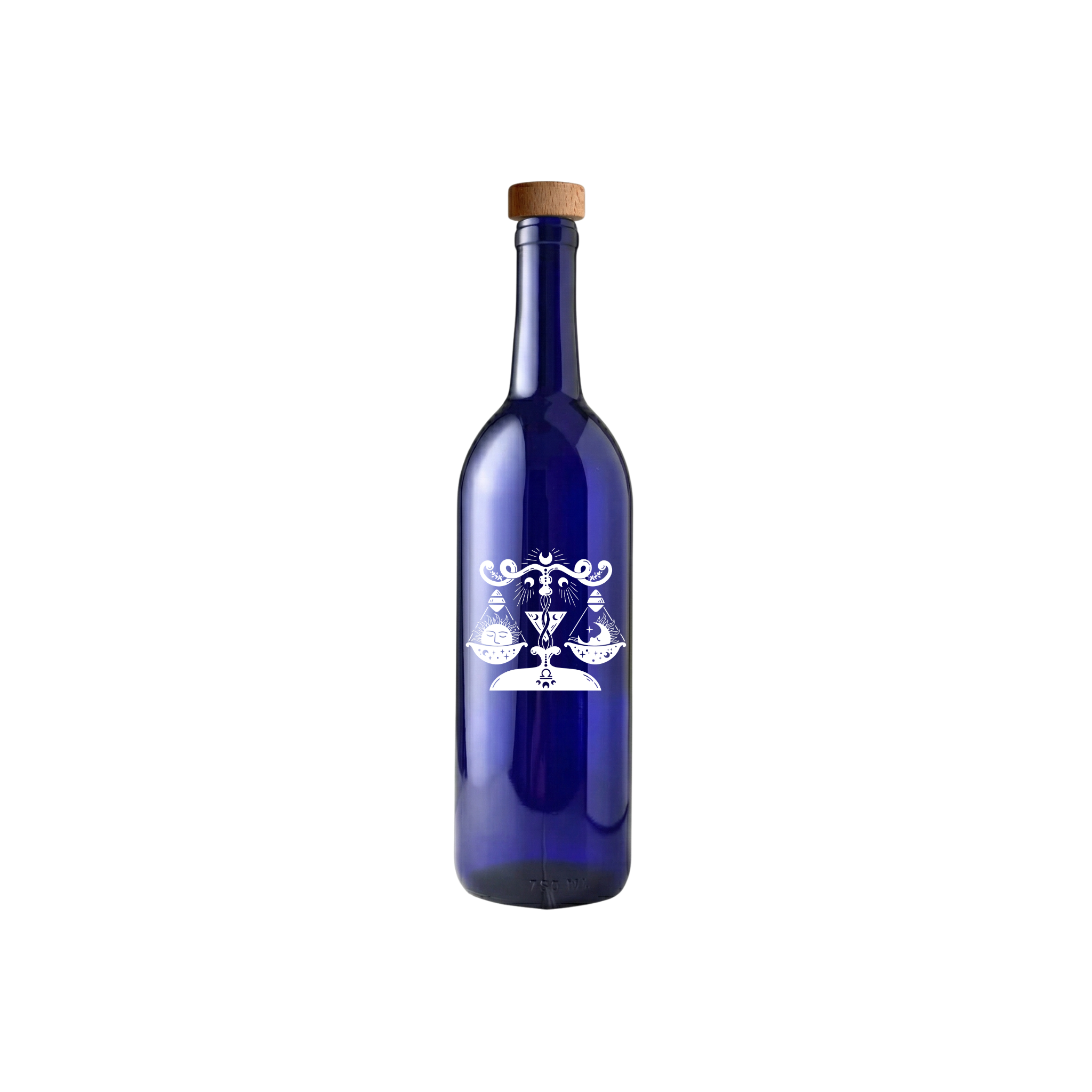 The Celestial Reserve: Libra | Engraved Glass Bottle