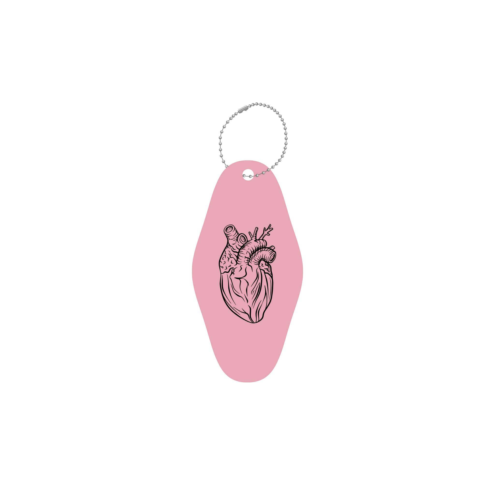 The "Wild at Heart" Vintage Motel Key Tag