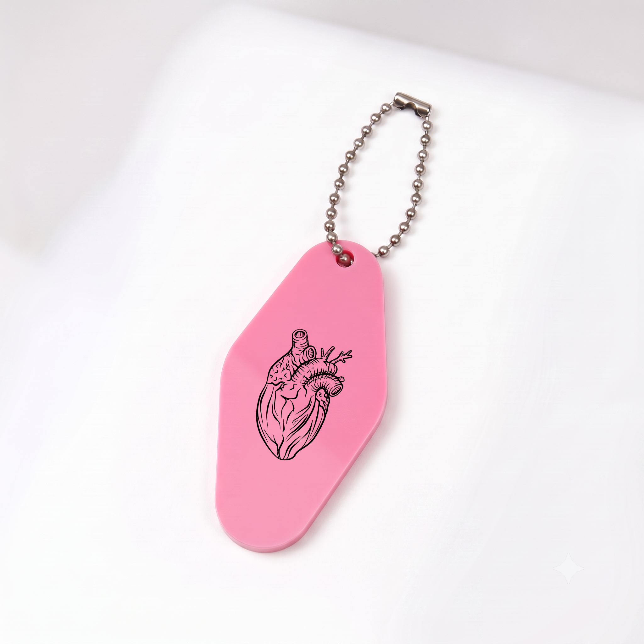 The "Wild at Heart" Vintage Motel Key Tag