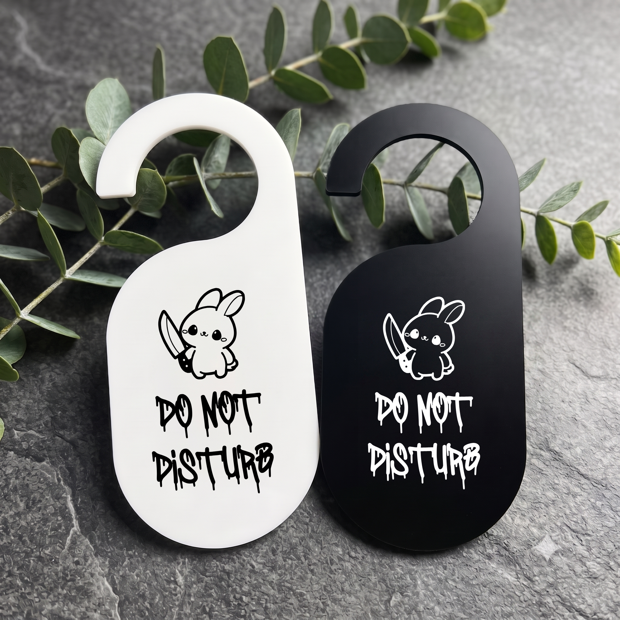 "Cute but Psycho" Acrylic Door Hanger