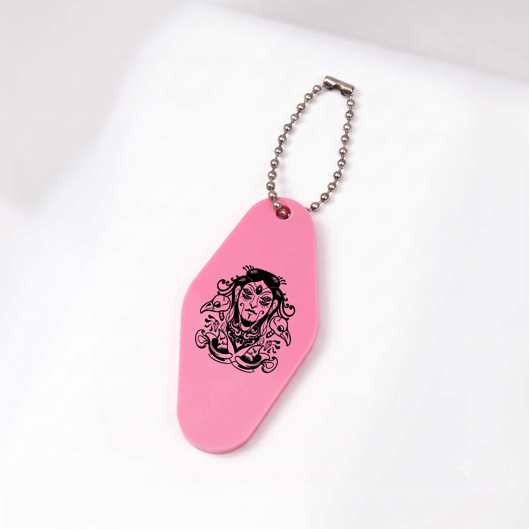 The "High Priestess" Vintage Motel Key Tag