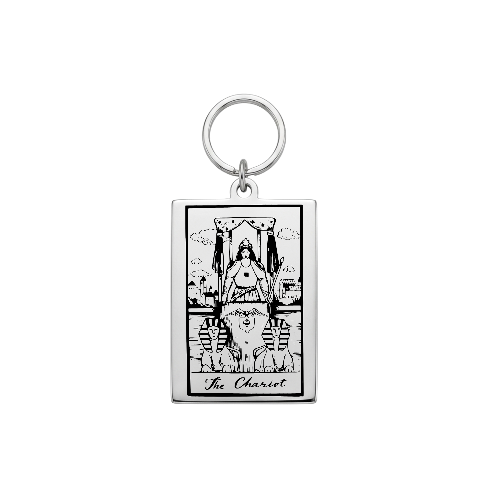 The Chariot: Bespoke Tarot Card Pet ID Tag