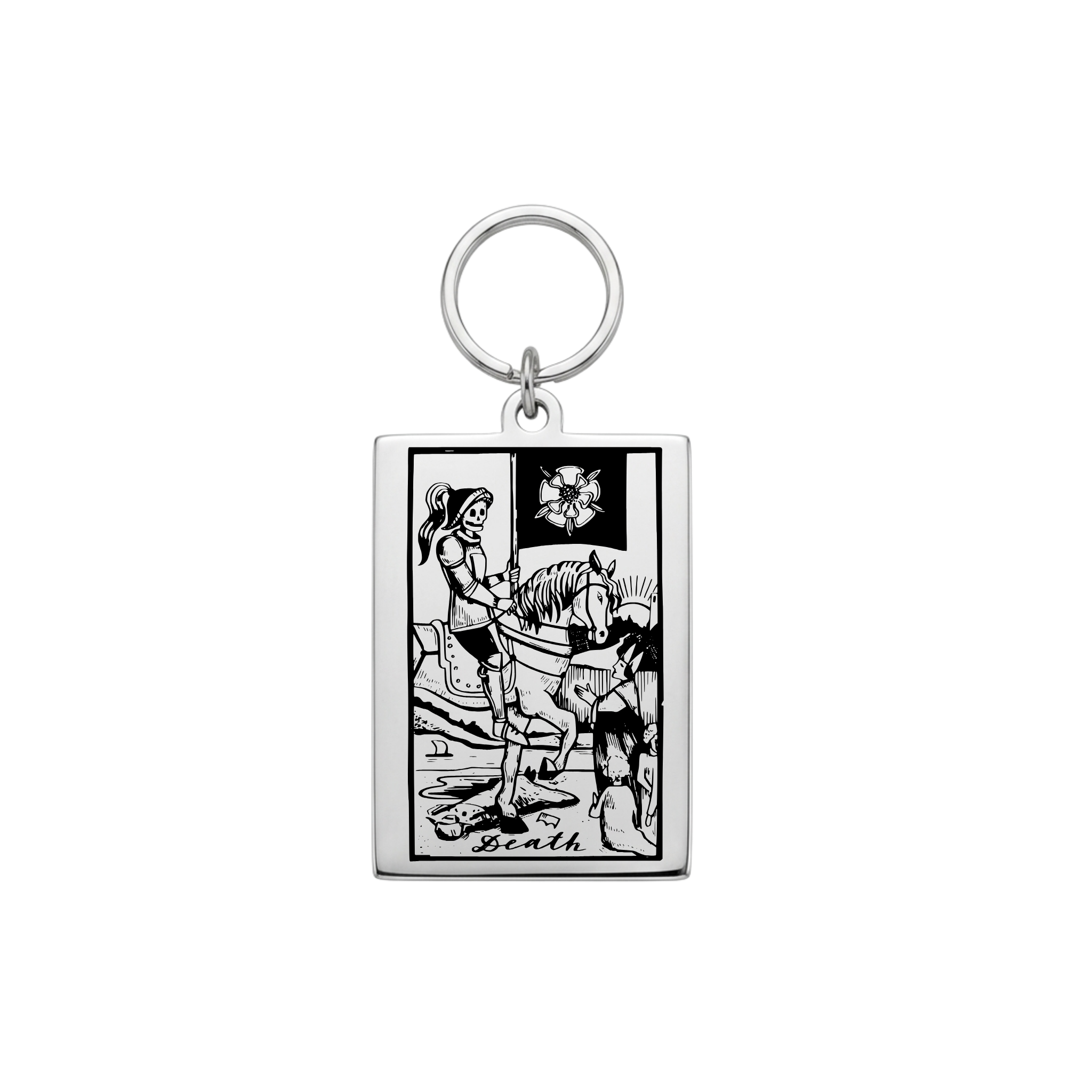 Death Mystic Tarot Pet Tag
