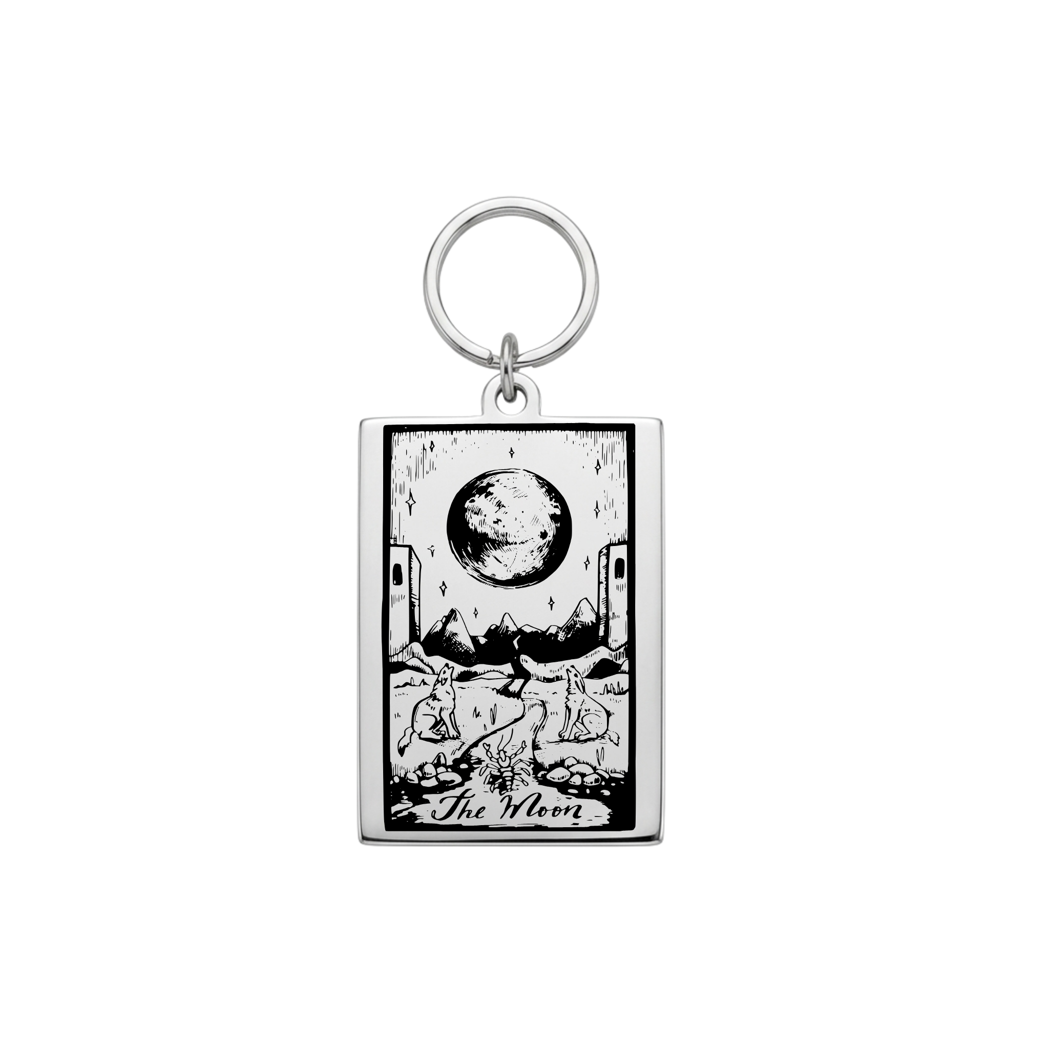 The Moon Mystic Tarot Pet Tag