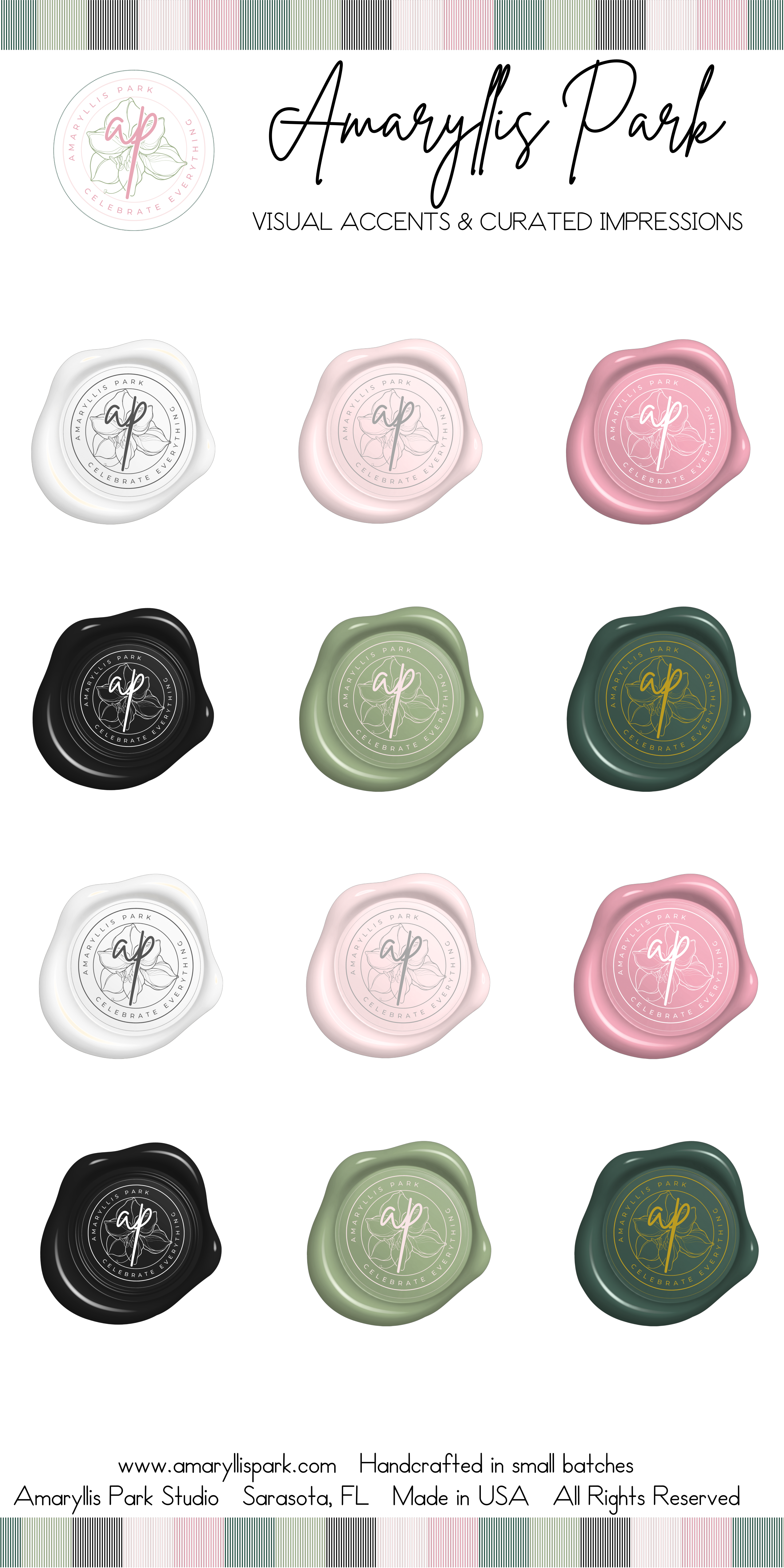 Faux Wax Seal Luxury Sticker Sheets
