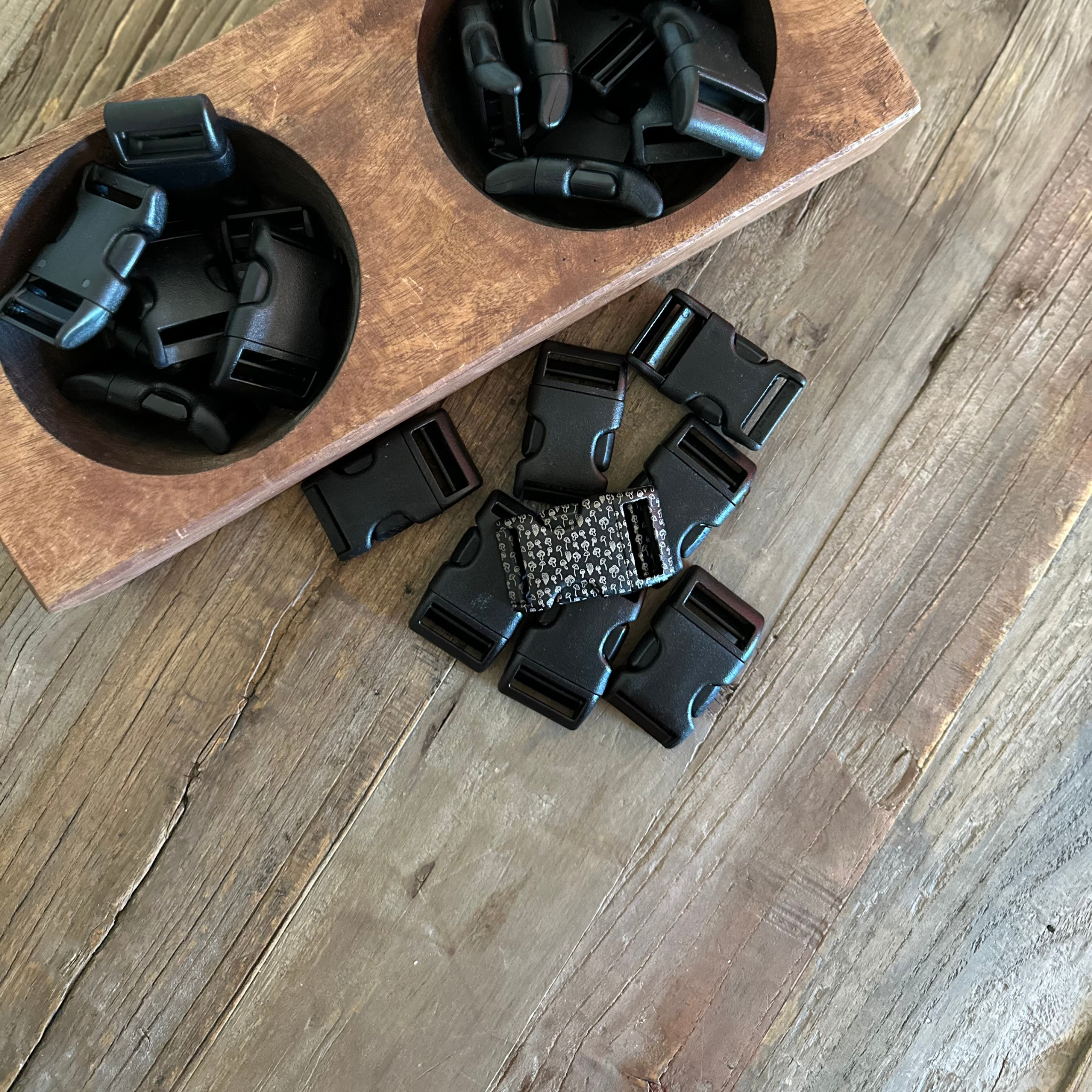 Sacred Fungi Designer Buckle | Artisanal Graphic & 2-Line Custom ID