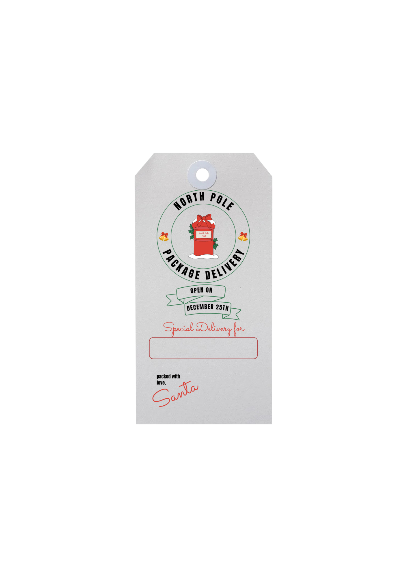North Pole Package Delivery - Gift Tags image 0