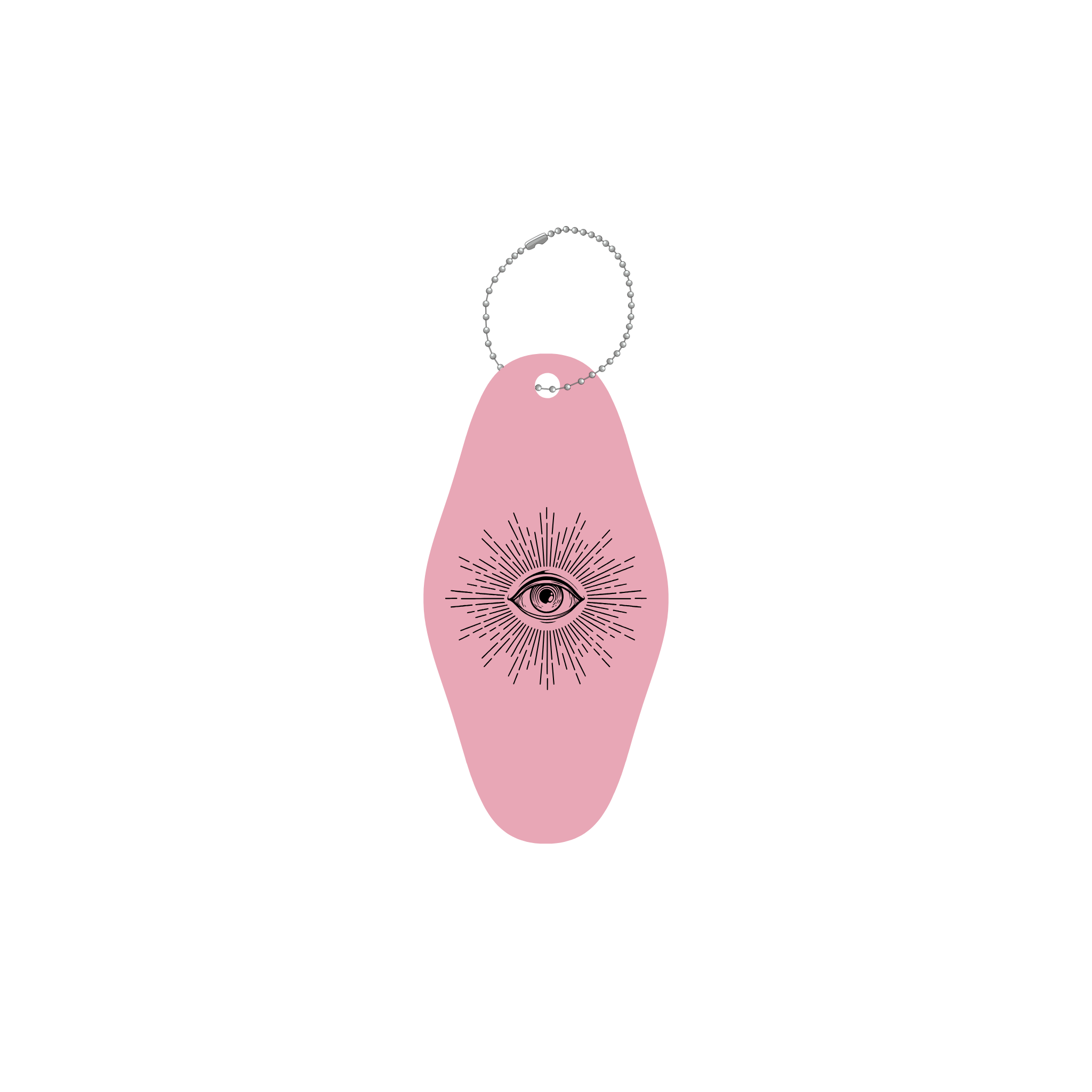 The "Mystic Vision" Vintage Motel Key Tag