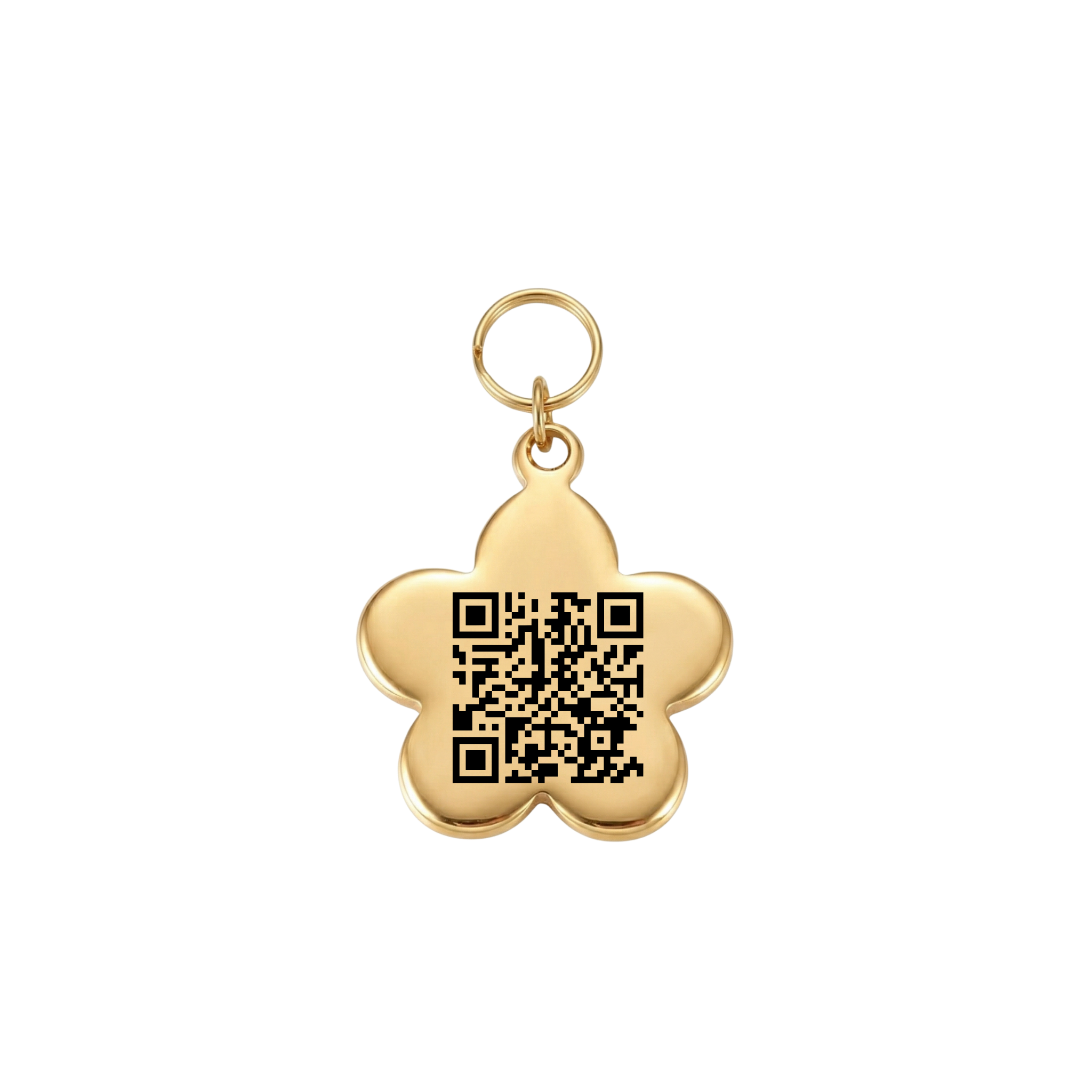 Petal Drop Pet ID Tag & Charm