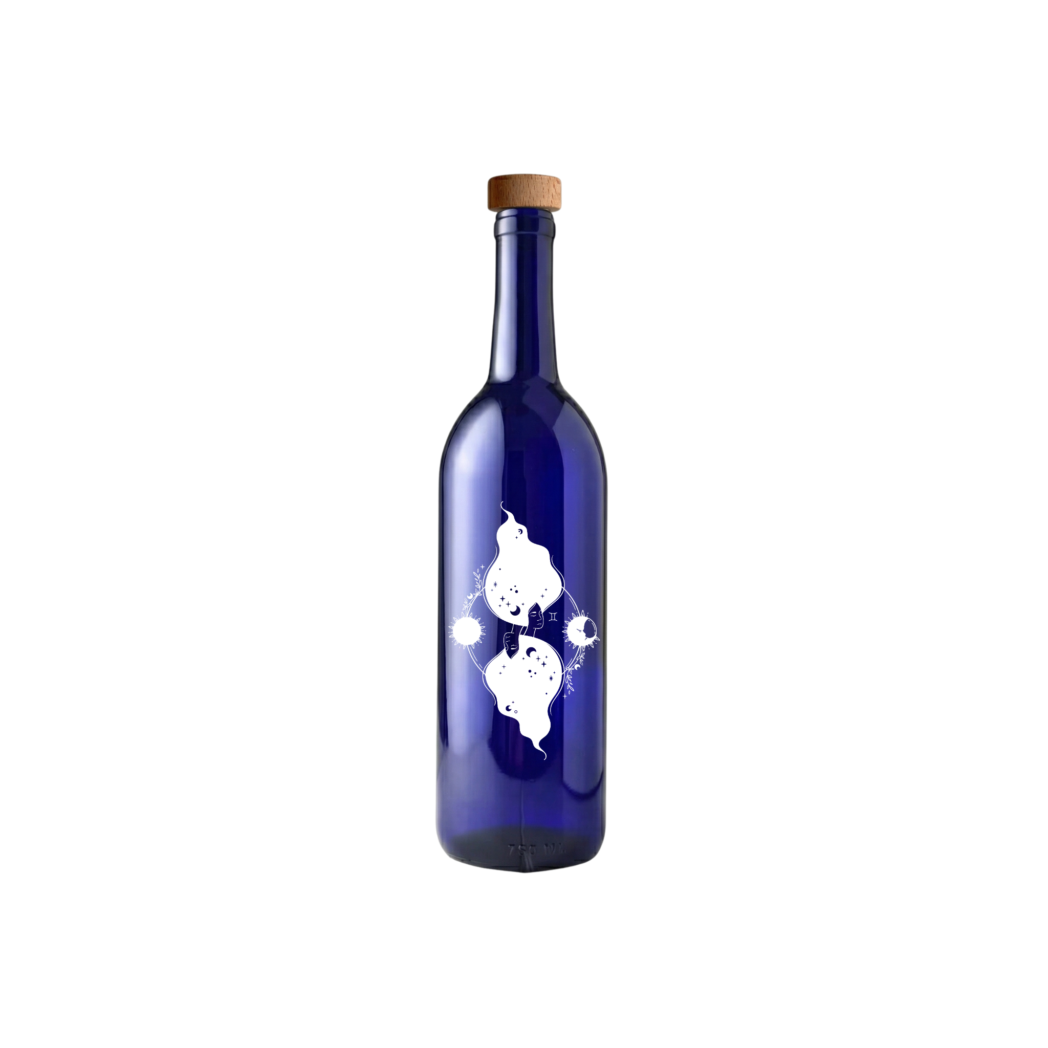 The Celestial Reserve: Gemini | Engraved Glass Bottle