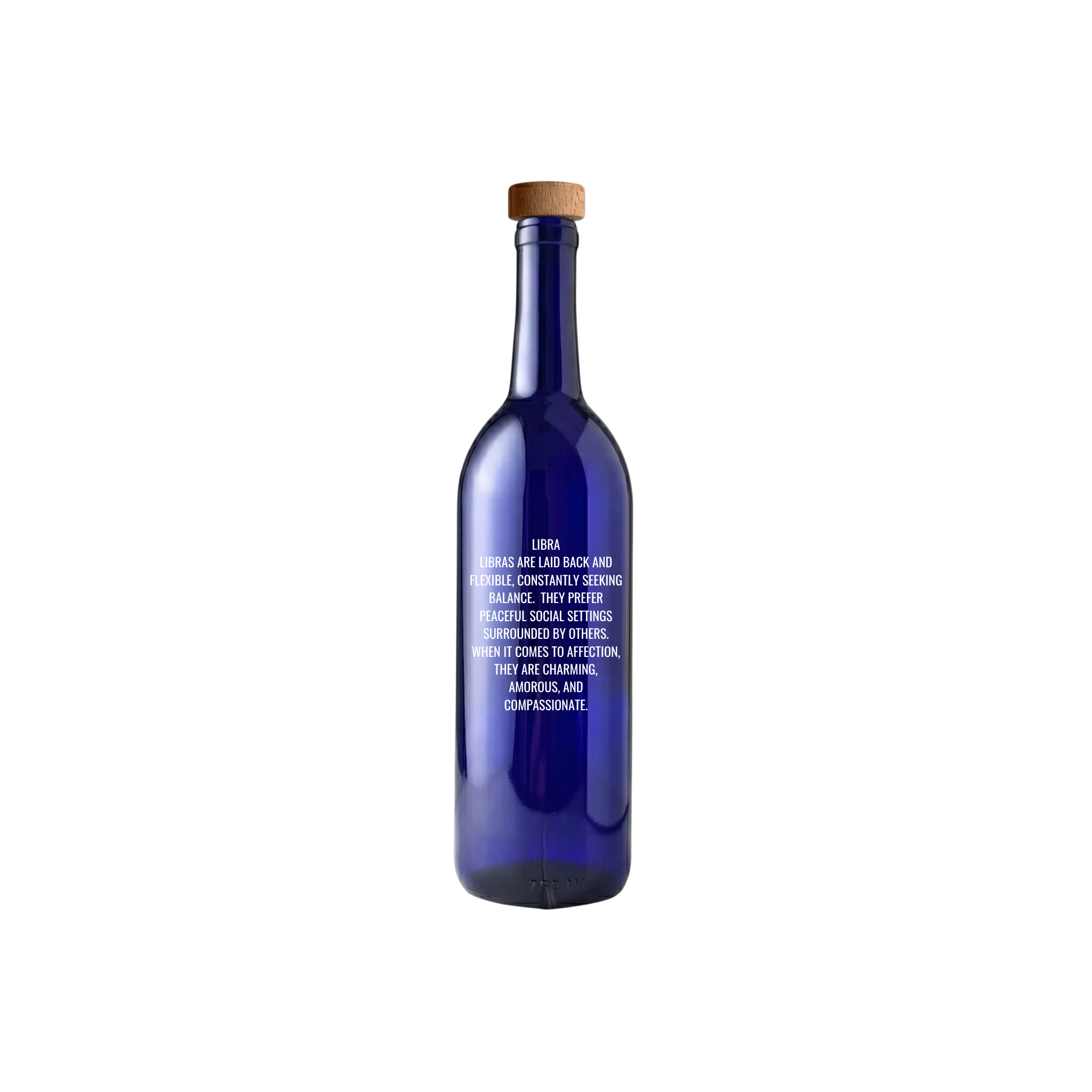 The Celestial Reserve: Libra | Engraved Glass Bottle