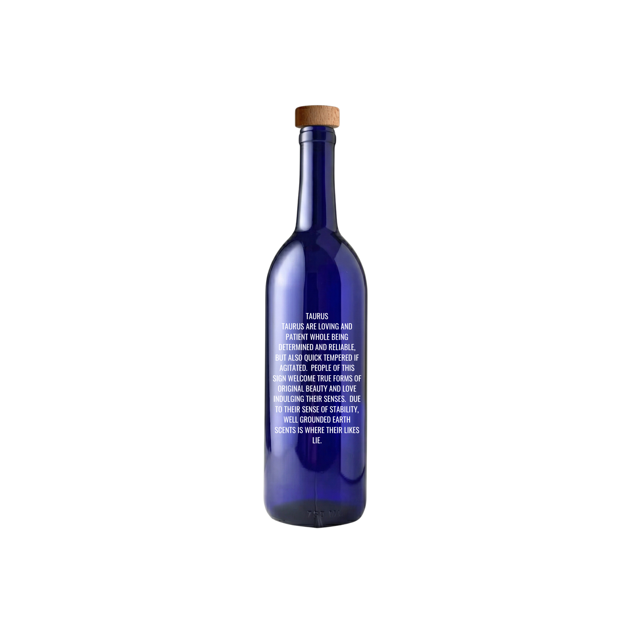 The Celestial Reserve: Taurus | Engraved Glass Bottle