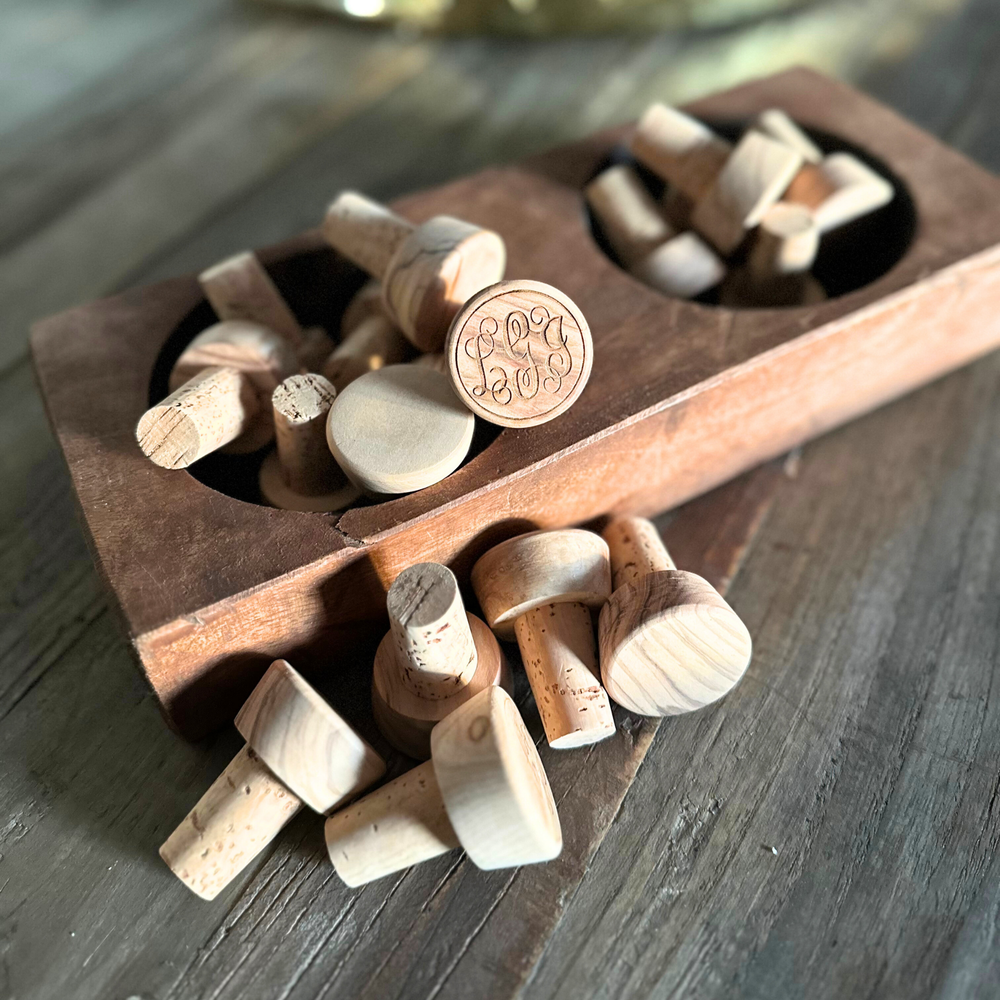 The Proper Pause | Custom Olivewood Wine Stopper