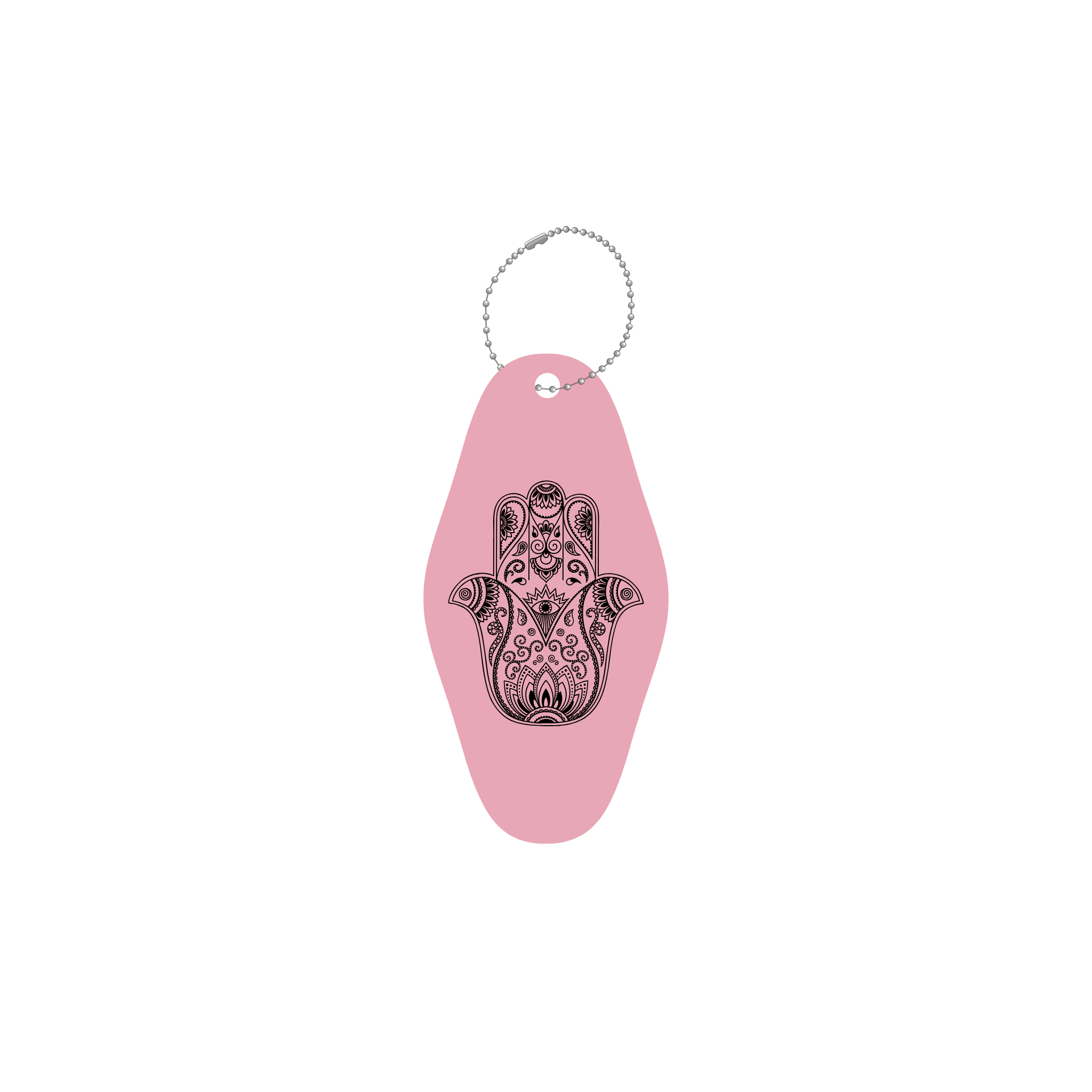 The "Sacred Shield" Vintage Motel Key Tag