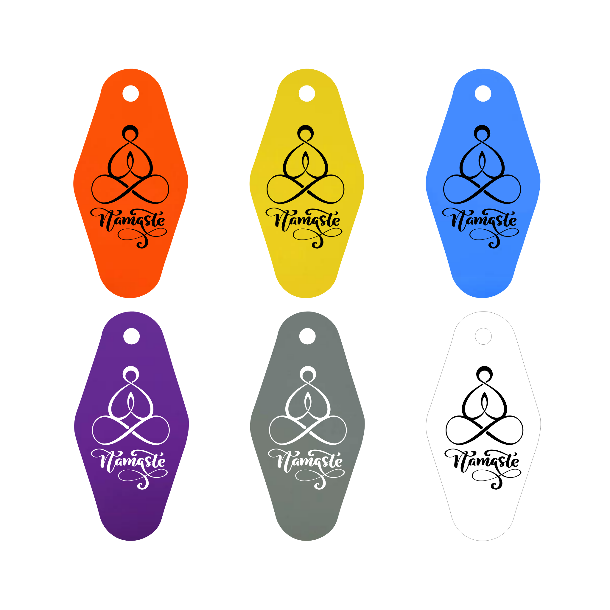 The Namaste Vintage Motel Key Tag