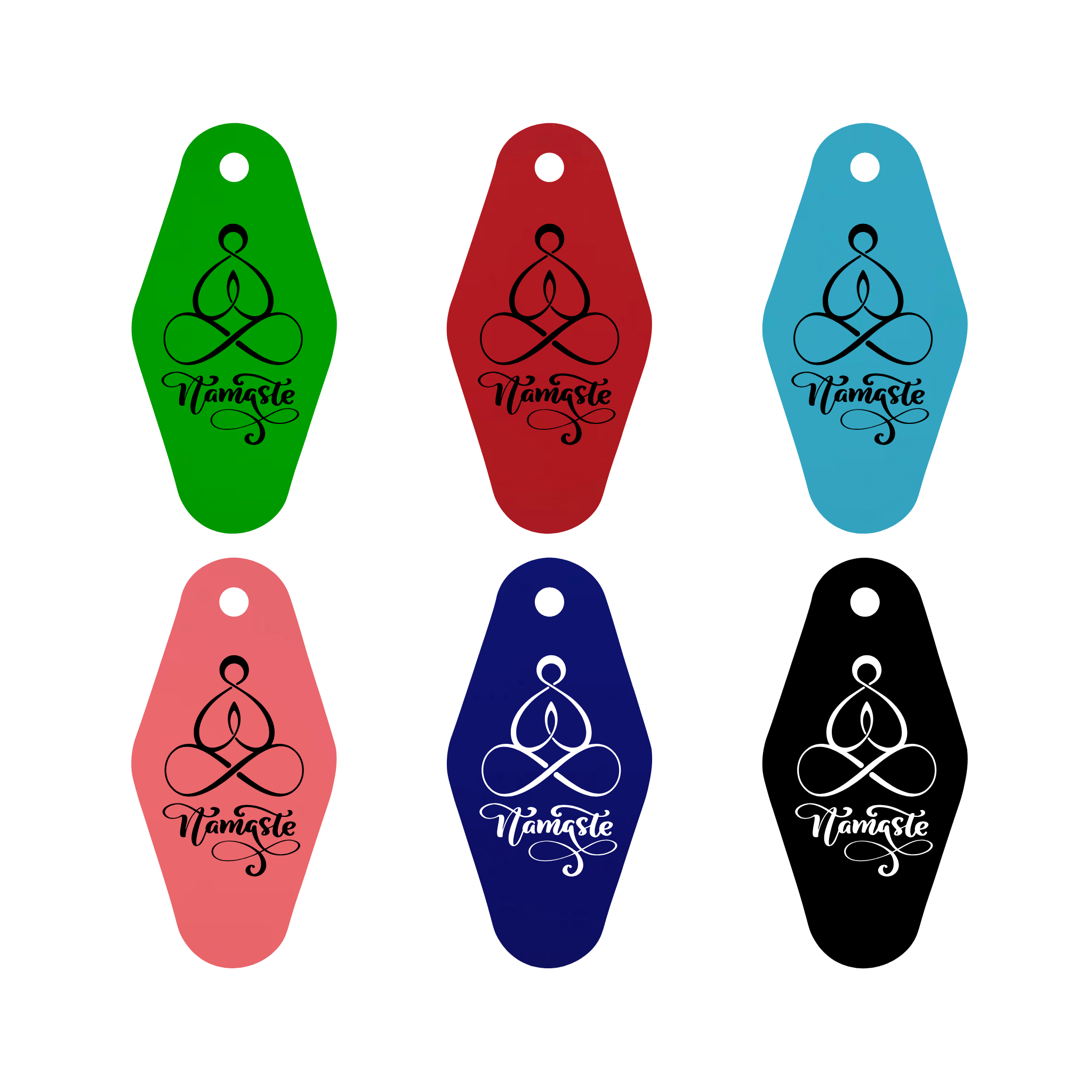 The Namaste Vintage Motel Key Tag