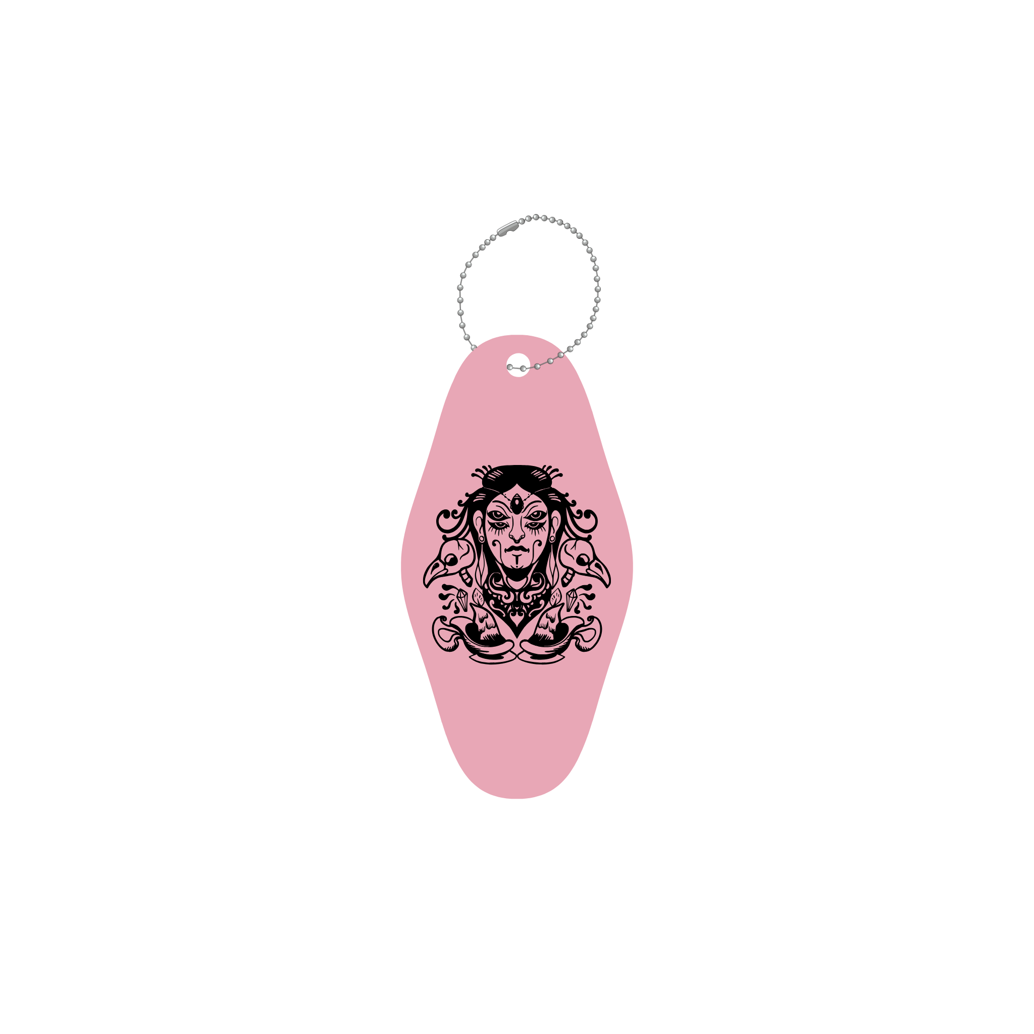 The "High Priestess" Vintage Motel Key Tag