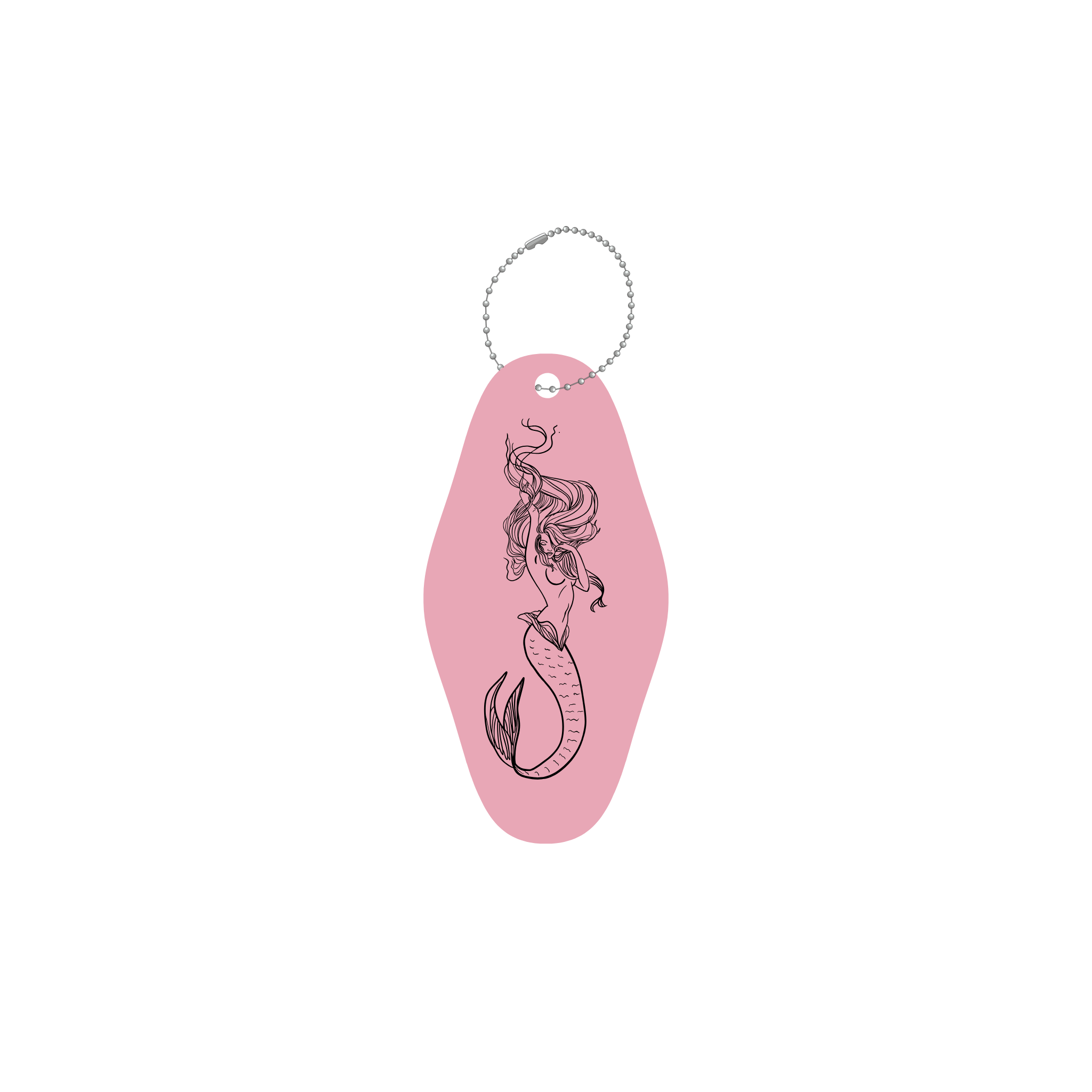 "Siren's Call" Vintage Motel Key Tag