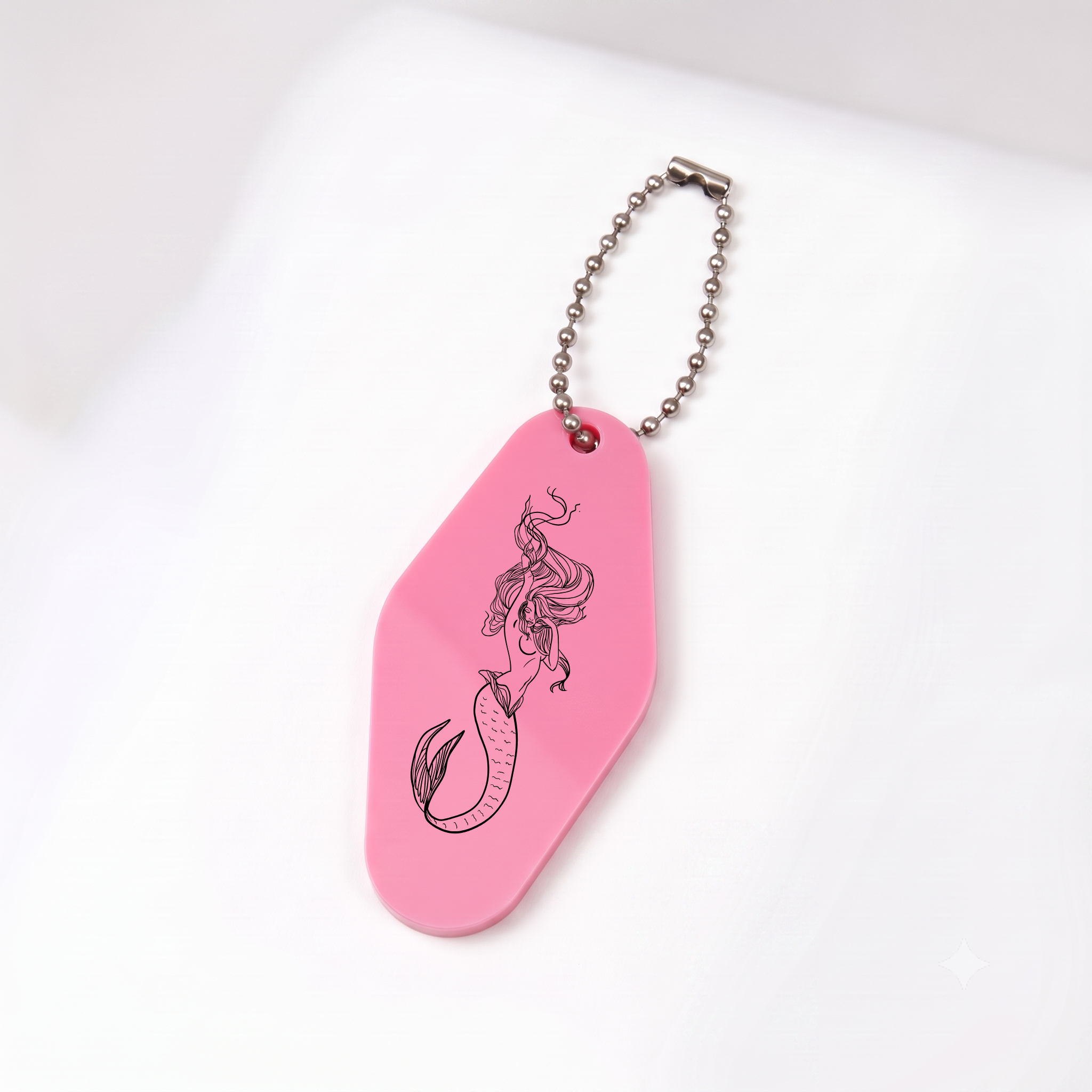 "Siren's Call" Vintage Motel Key Tag