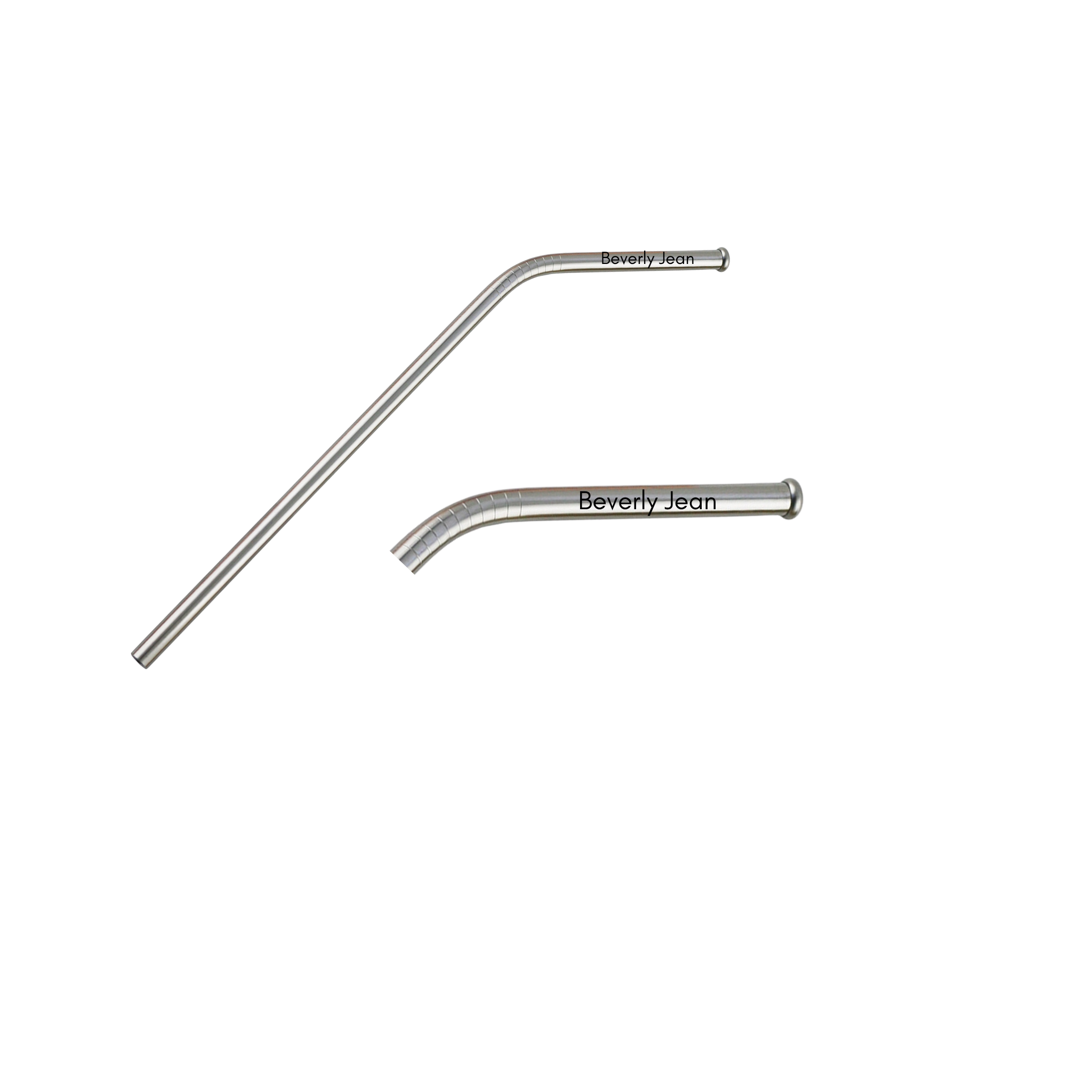 Custom Engraved Curved Stainless Steel Straws