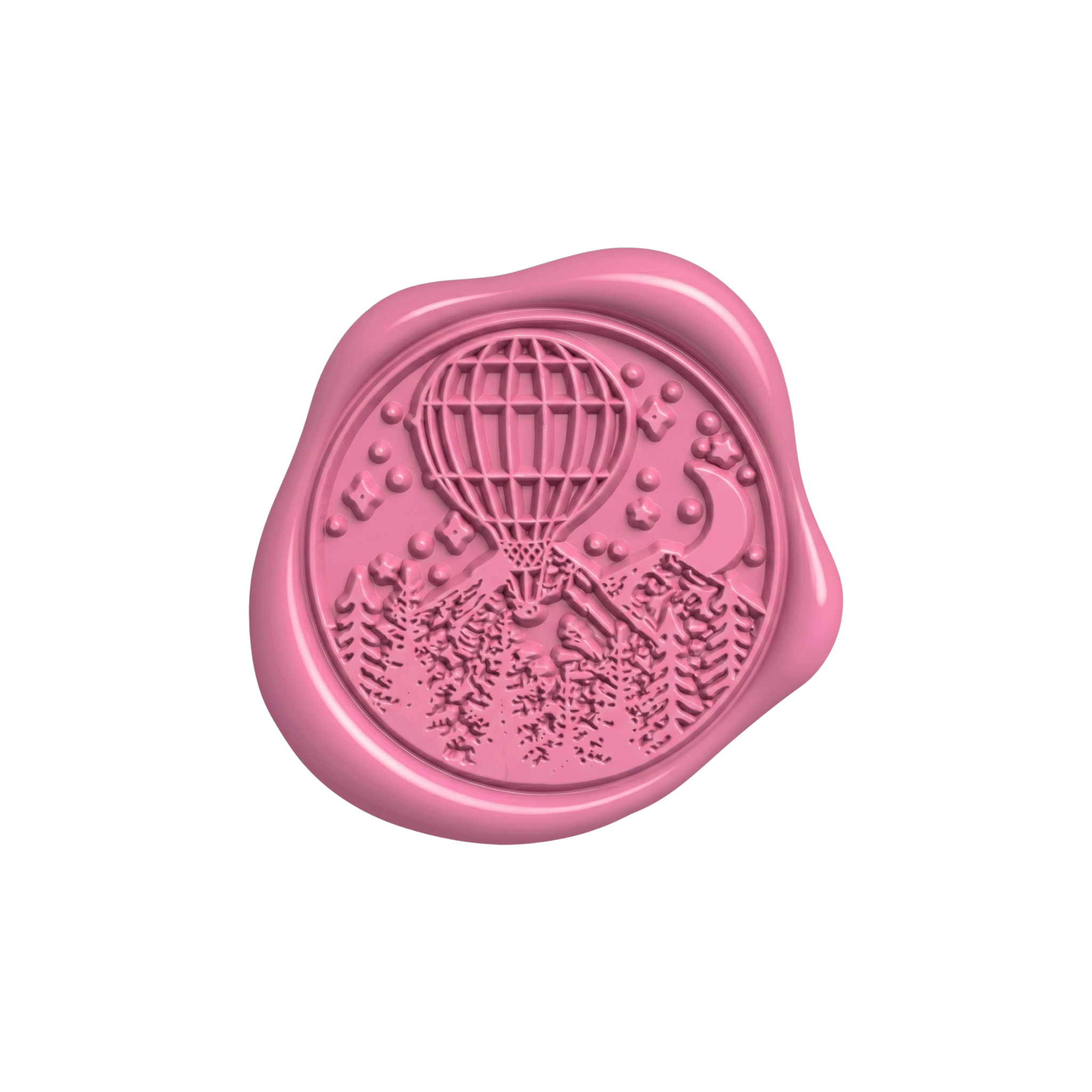 Starry Night Hot Air Balloon Wax Seals