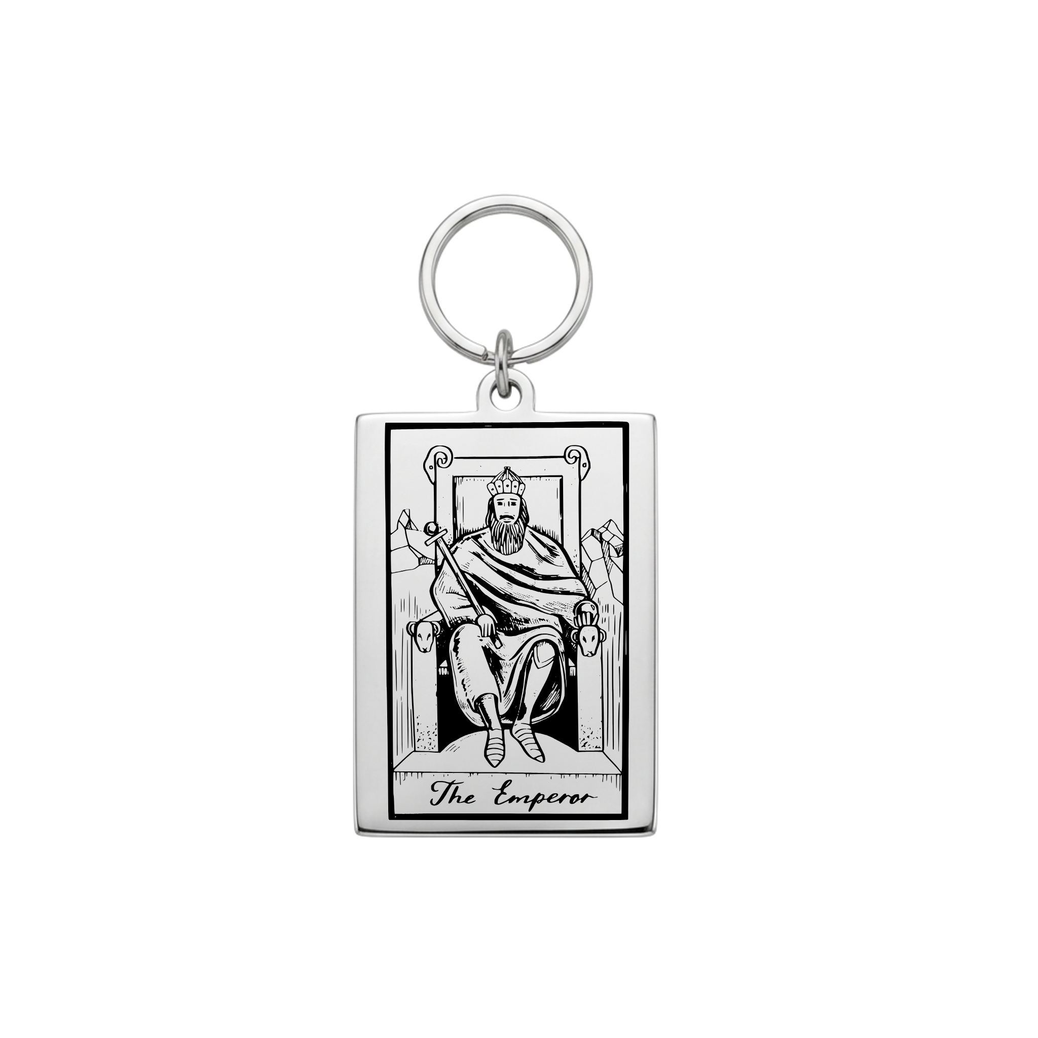The Emperor Mystic Tarot Pet Tag