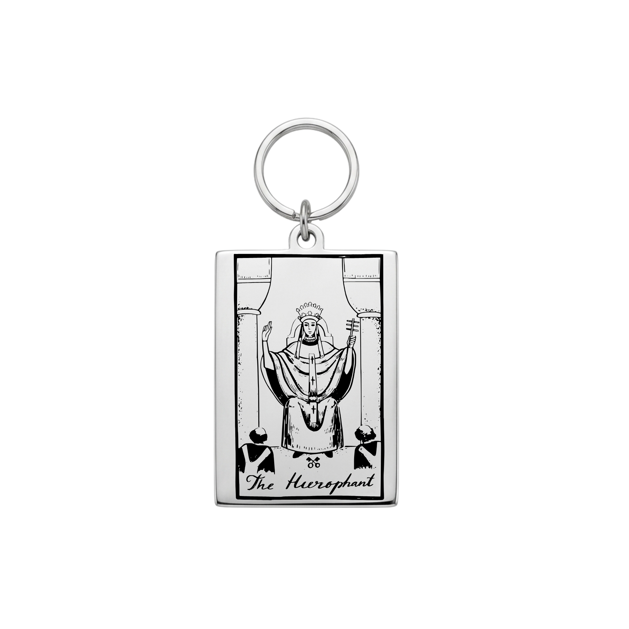 The Hierophant Mystic Tarot Pet Tag
