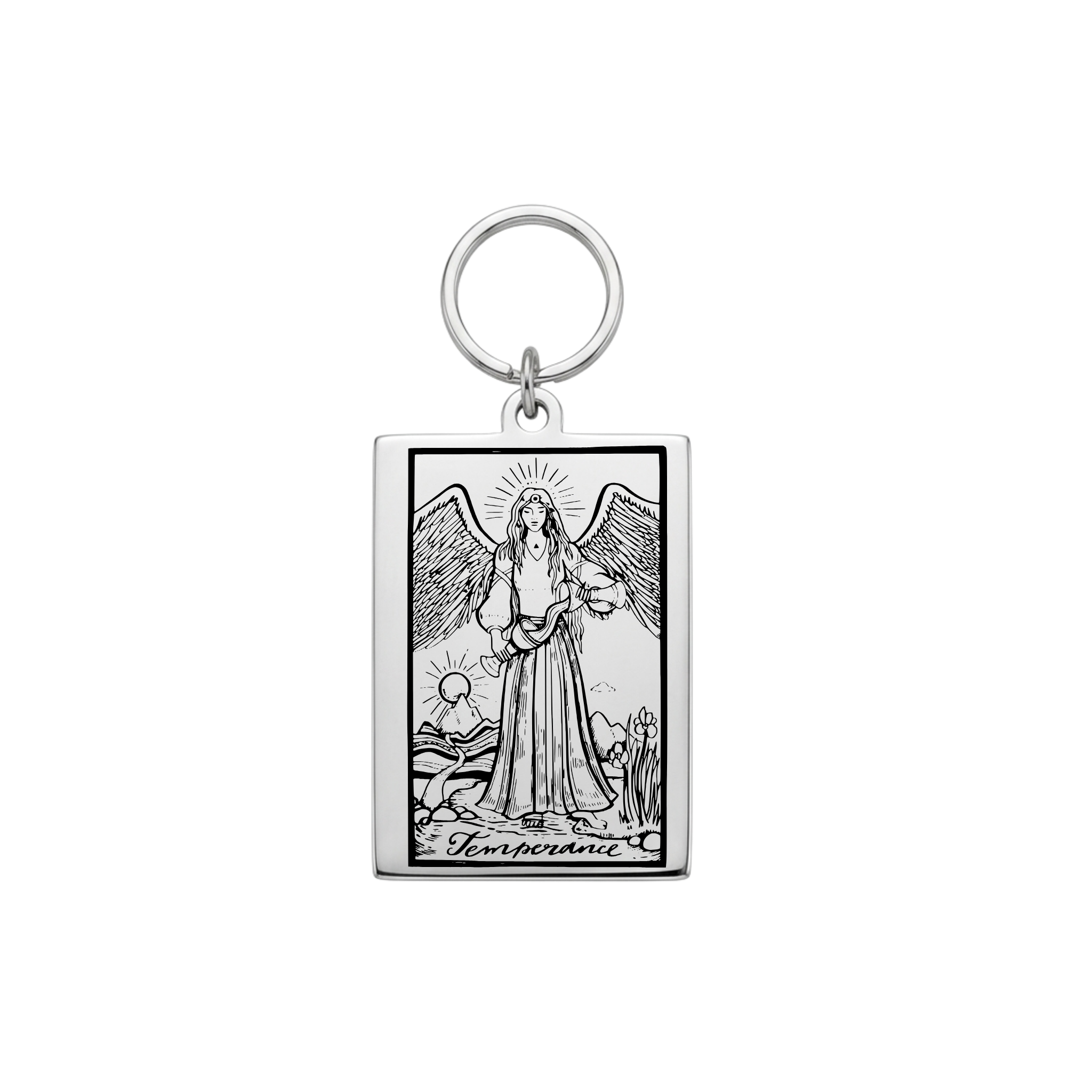 Temperance Mystic Tarot Pet Tag