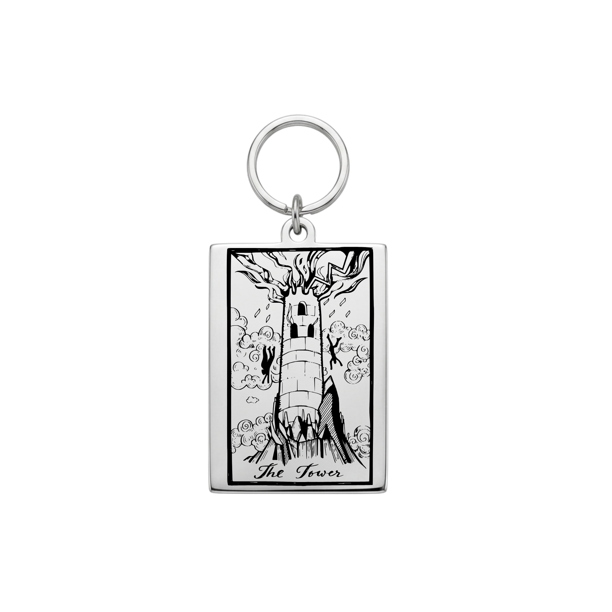 The Tower Mystic Tarot Pet Tag
