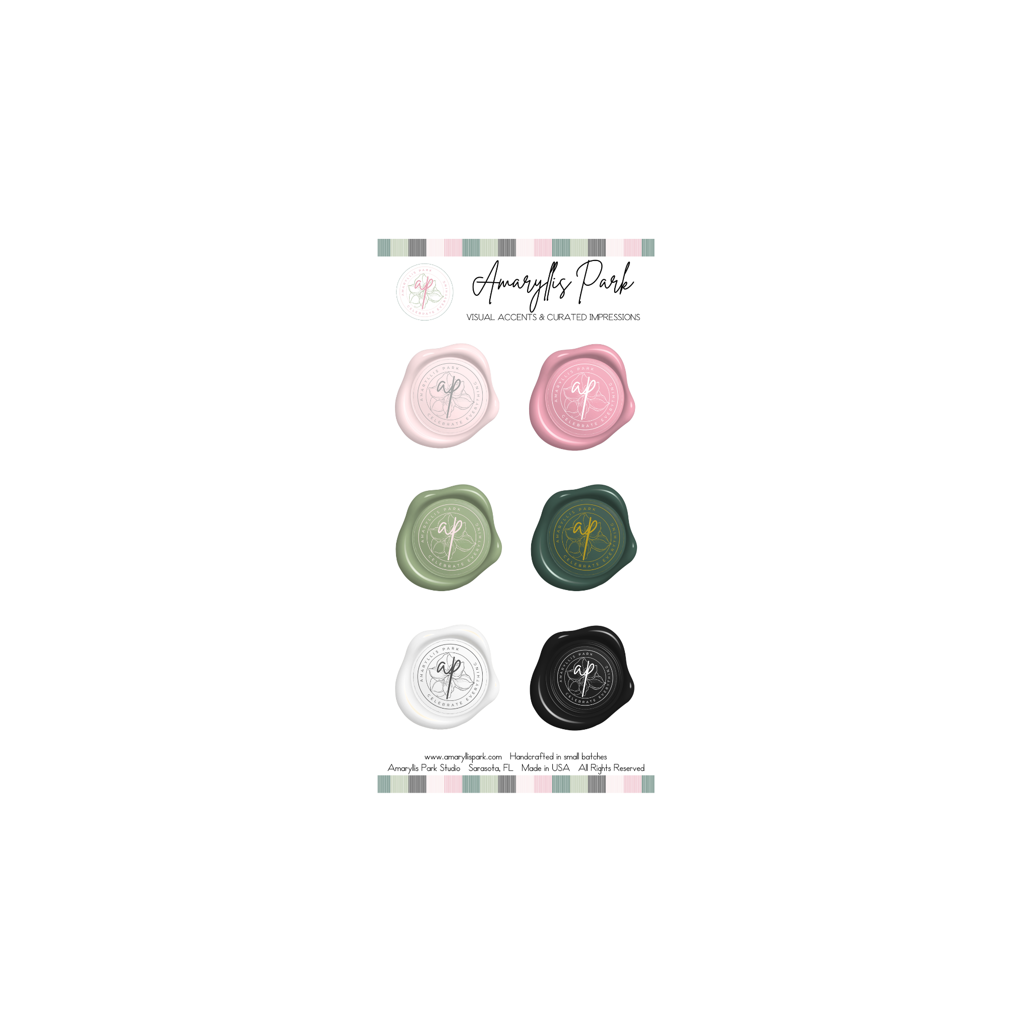 Faux Wax Seal Luxury Sticker Sheets