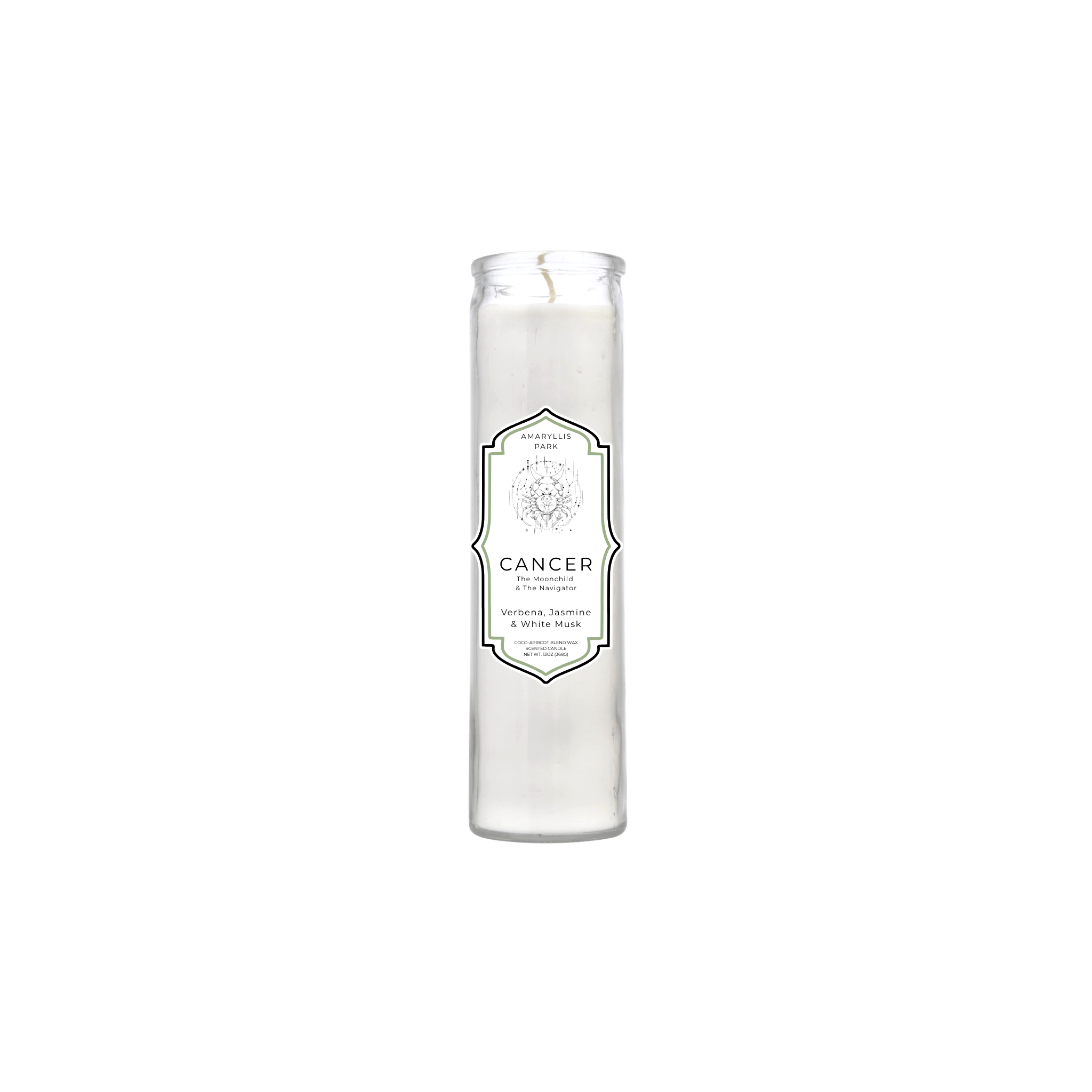 The Moonchild & The Navigator: Cancer Zodiac Vigil Candle